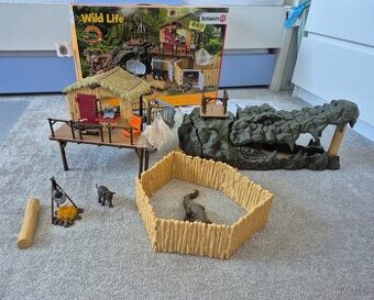 Schleich 42350 Vyskumna stanica v krokod.dzungli