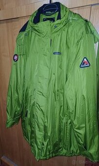 Zelená zimná bunda pre moletky xxxl