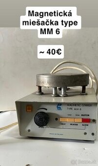 Magnetická miešačka MM 6 - laboratórny mixér