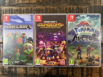 Predám Nintendo switch 1 hry ceny v texte