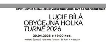 Lucie Bílá Nitra 20.4.