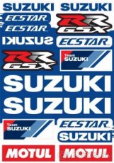 Predám sadu nálepiek moto Suzuki 4