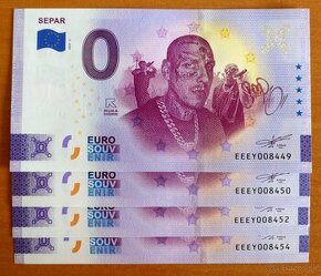 0 euro souvenir bankovka SEPAR EEEY 2024-2
