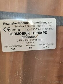 TermoBrik tehly TD 250 PD