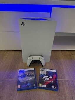 PlayStation 5 v top stave + ovládač + 2 hry ZDARMA
