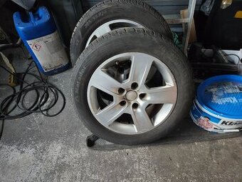 VW, Audi, Škoda, Seat, 4ks alu. kolesá 205/55R-16.