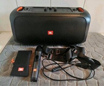 JBL Partybox On-The-Go s mikrofónom