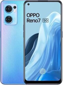 Oppo Reno 7 modrý.