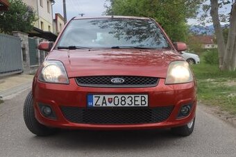 FORD FIESTA 1,6TD GHIA, 2007, Oranžová metalíza tmavá