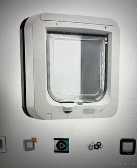 SureFlap dvierka pre mačky s mikročipom NOVE sedo biele