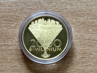 10000sk 2000 Bimilenium zlatá zberateľská minca Slovensko
