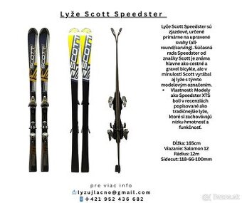 Lyže Scott Speedster 165cm