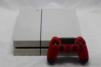 PS4 Fat biela 500GB CUH-1216A + DualShock 4