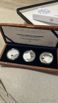 3x3,33€ (3x1oz Ag) FAUNA A FLORA