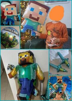 Nové veľké balóny Minecraft 85cm aj s mečom- AŽ 15/16/17