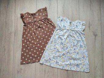 Letné šaty s volánmi C&A, veľkosť 80