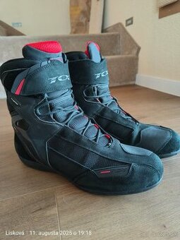 TCX OBUV ZETA WATERPROOF ČIERNO-ČERVENÉ