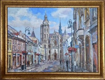 Obraz Nikolaj Lesyk-Košice Alžbetina ulica