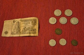 Predám bulharské mince a bankovku
