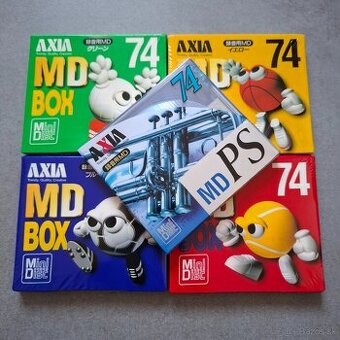 AXIA - MD 74 min / Minidisc Balík No13 / 5ks / nové