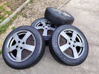 hliníkové disky 4x100 + zimné pneu 185/60 r16