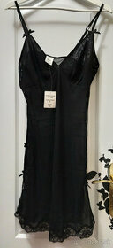 NOVÉ čierne negliže/nočná košielka L/XL (osobný odber)