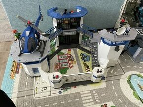 Playmobil policajna stanica+ vrtulnik - 1