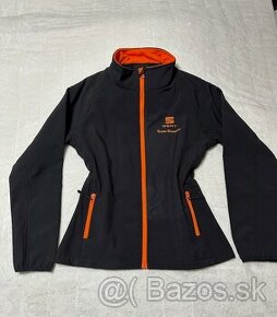 Čierno oranžová softshellová bunda SEAT - 1