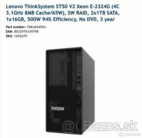 Lenovo ThinkSystem ST50 V2