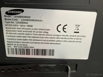 Televízor Samsung 100 cm uhlopriečka