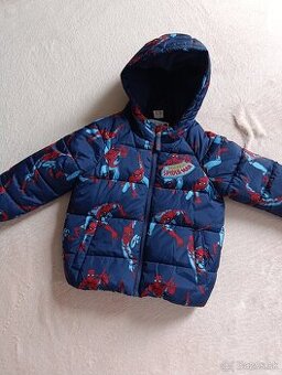 Zimná Spiderman bunda na 5-6 rokov
