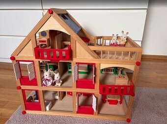 Predám domček pre bábiky a figúrky Sylvanian families