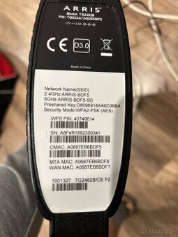 Predám wifi router + kabeláž vid foto