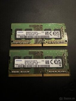 2x Samsung DDR4 4gb RAM laptop