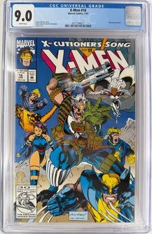 Komiks X-Men #16, Marvel, rok 1993, CGC 9.0