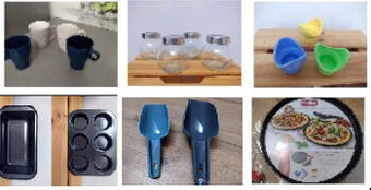 4.od 2€ veci do kuchyne na stolovanie,varenie,servirovanie