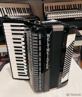 Predám akordeón Weltmeister TOPAS 96, v TOP stave. - krásny
