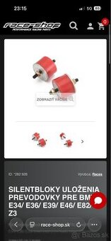 Strongflex uloženie prevodovky E46 E36 …