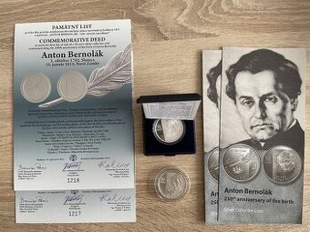 10€ Bernolák proof + bk + 2x PL