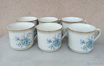 Hrnčeky Made In Czechoslovakia 6 kusov