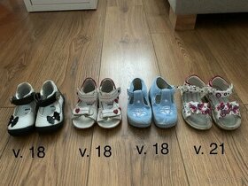 Dievcenska obuv 4 pary - velk. 18 a velk. 21 - 1