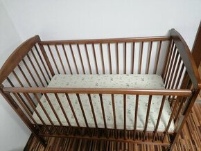 Detská postieľka s matracom - 1