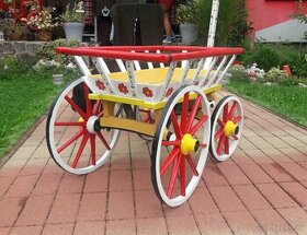 Záhradny históricky vozík - rebriňak