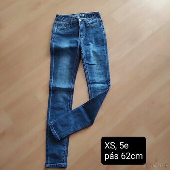 Modré skinny