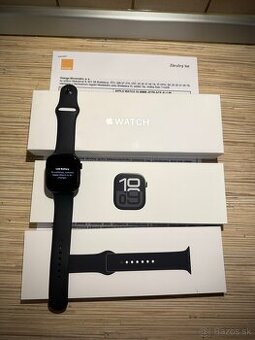 Predám Apple Watch 10 46mm JETBLACK, M/L, ZÁRUKA, NOVÉ