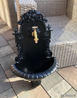 zahradne kovove umyvadlo čierne 61cm -35%
