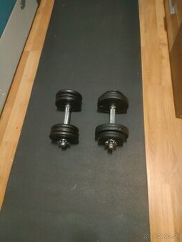 Činky jednoručky 2x 15 kg