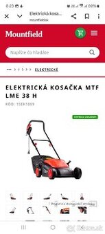 Predám elektrickú kosačku