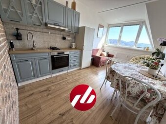 Štýlový podkrovný 2-izbový byt, ktorý vás chytí za srdce