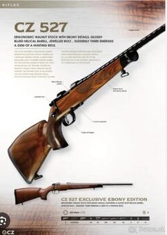 CZ 527 EXCLUSIVE EBONY EDITIN 223 rem.